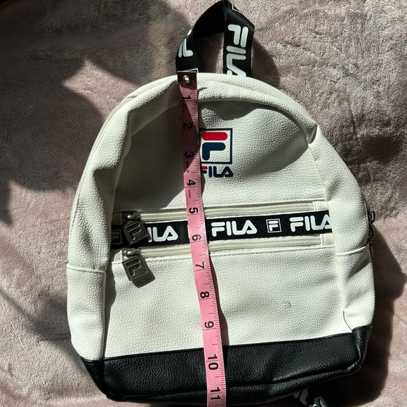 Mini White Fila Backpack - Picture 9 of 10